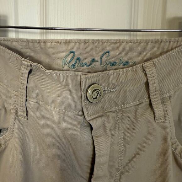 Robert Graham Pants Size Mens 33 Tan Khaki Classic Yates Straight Causal Bottoms - Picture 4 of 8